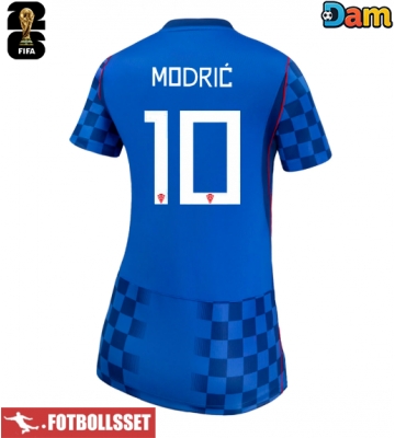 Kroatien Luka Modric #10 Bortatröja Dam VM 2026 Kortärmad